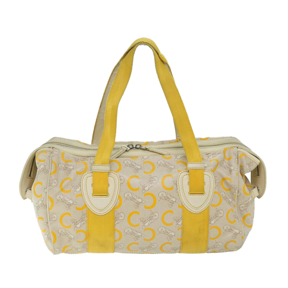 CELINE C Macadam Canvas Tote Bag Beige Auth 67827 - Picture 2 of 16